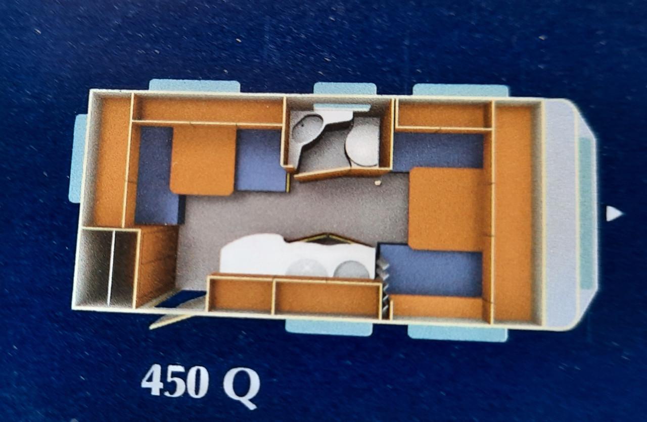 Caravan Fendt Saphir 450Q bouwjaar 2006