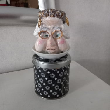 Dropblikje met mooie beeldje