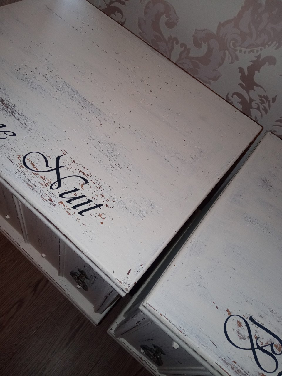 2 Brocante Nachtkastjes