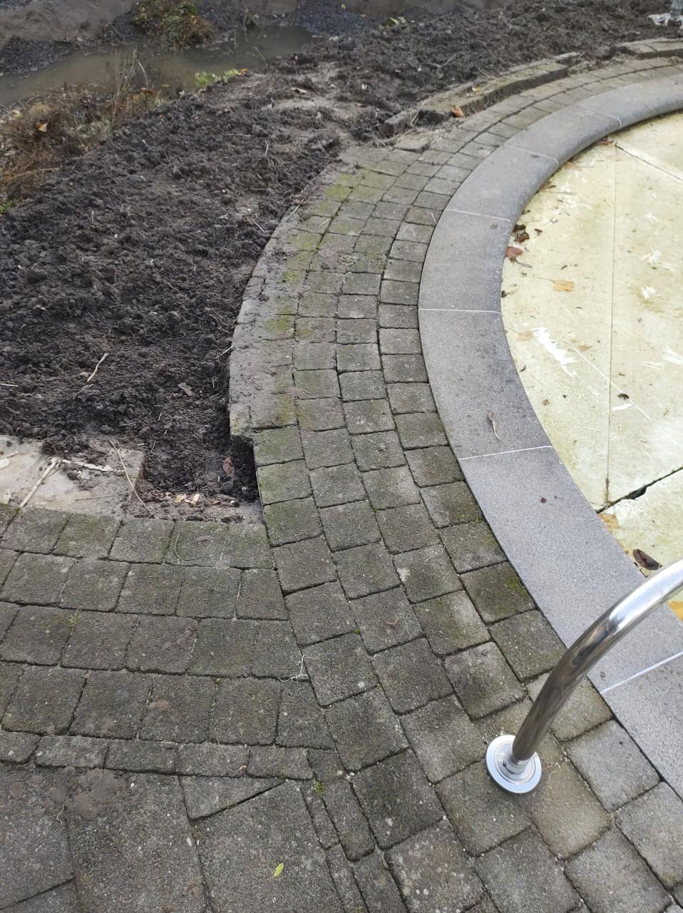 Bestrating steentjes 14x14cm