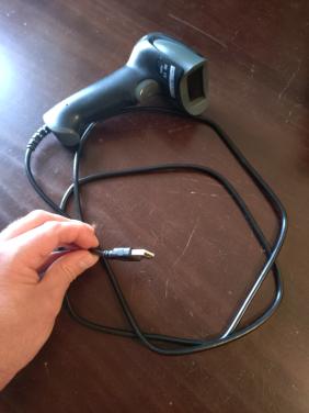 USB handscanner (barcodes)