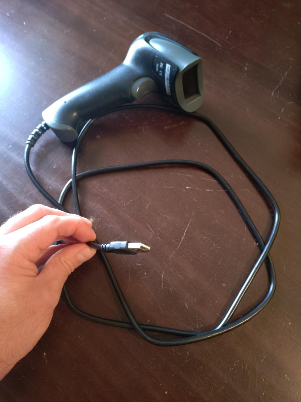 USB handscanner (barcodes)