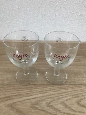 Set van twee bierglazen (Keyte)