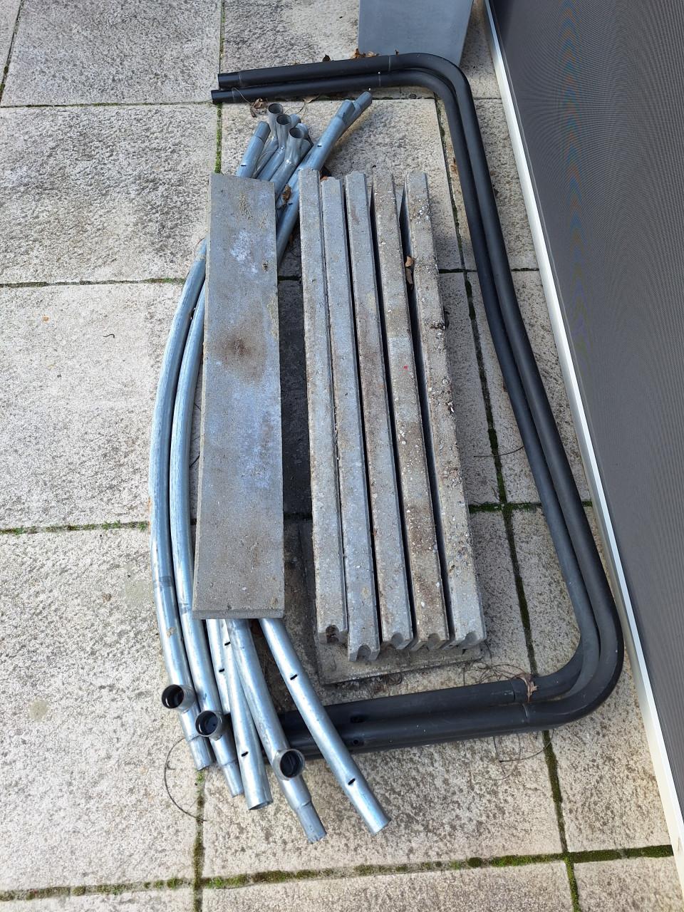 Betonbandjes 100x15x5 cm gratis