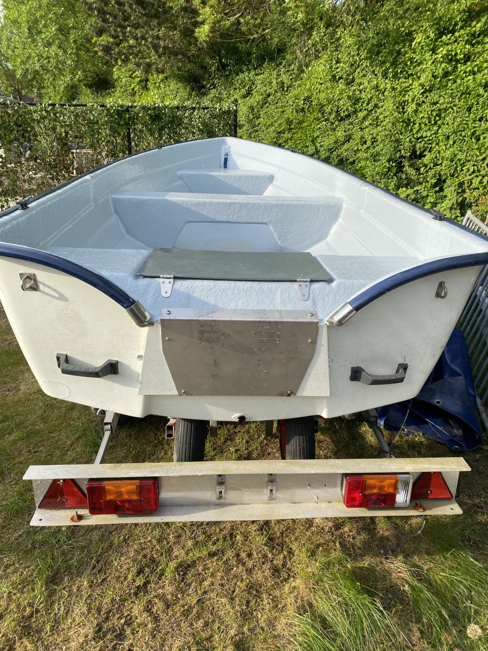 Boot 420 met 15 pk mercury incl. Kanteltrailer