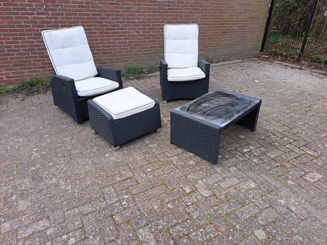 Tuinset - Stoelen met kussen