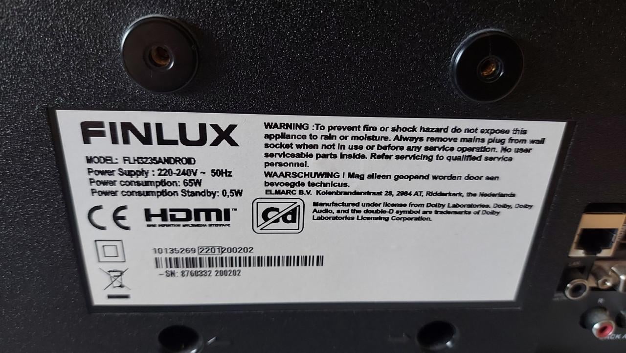 Smart tv finlux 80cm