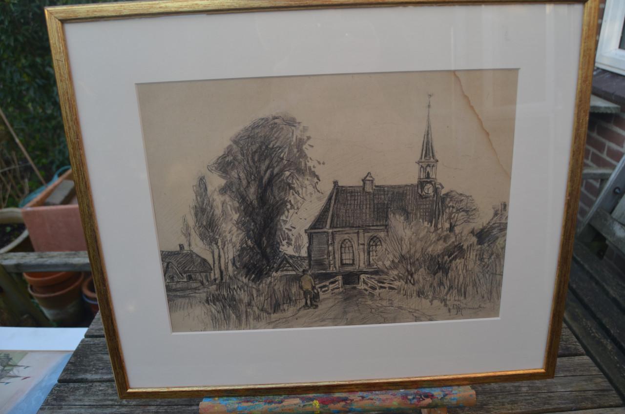 Potloodtekening G. J. Roermeester