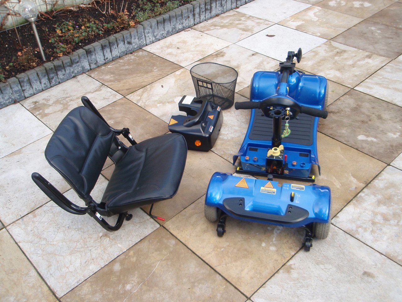 Opvouwbare Sterling 4wiel scootmobiel met de oplader