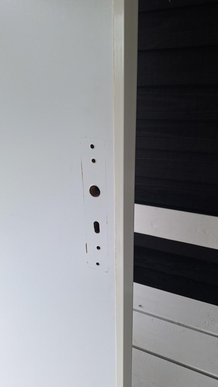 Opdekdeur 201 x 73 cm linksdraaiend