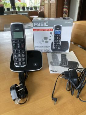 Draadloze senioren dect telefoon met audio boost