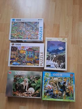 Diverse puzzels 1000 stukjes