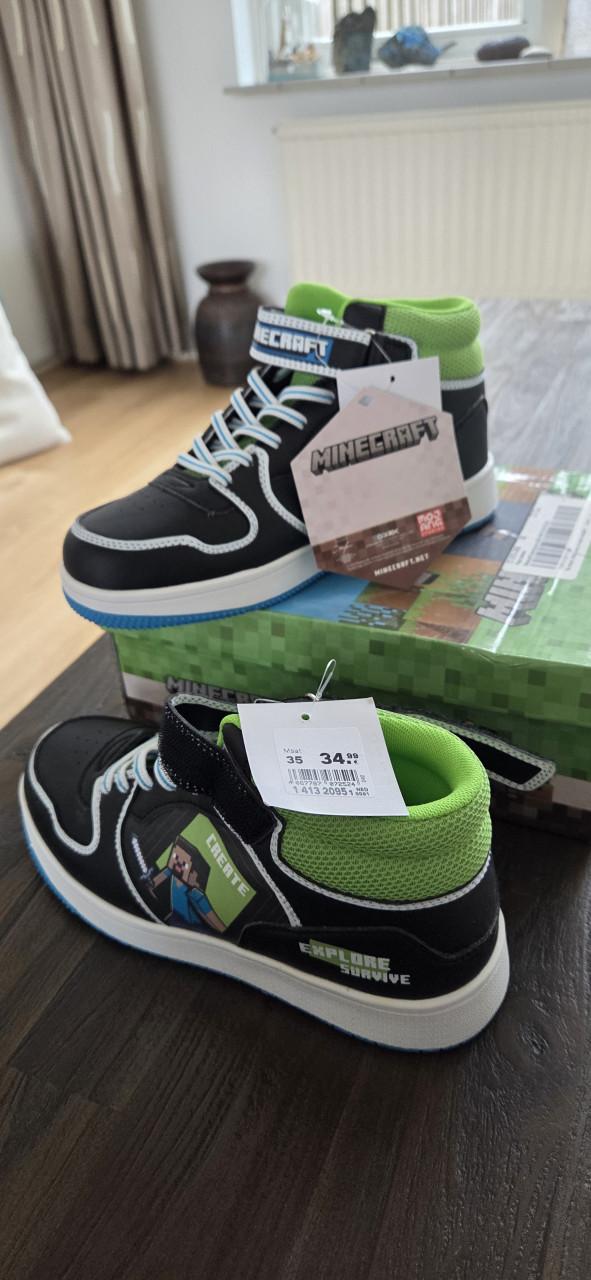 Schoenen jongen maat 35 minecraft
