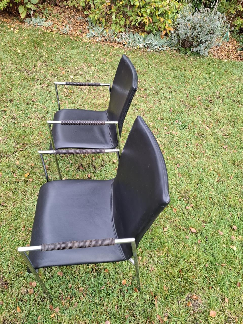 Leren Vintage Eetkamerstoelen