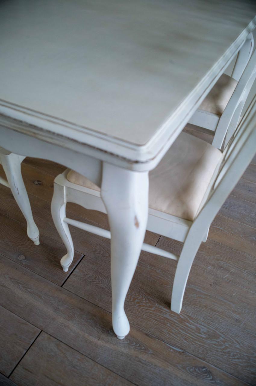 Eethoek met 4 stoelen