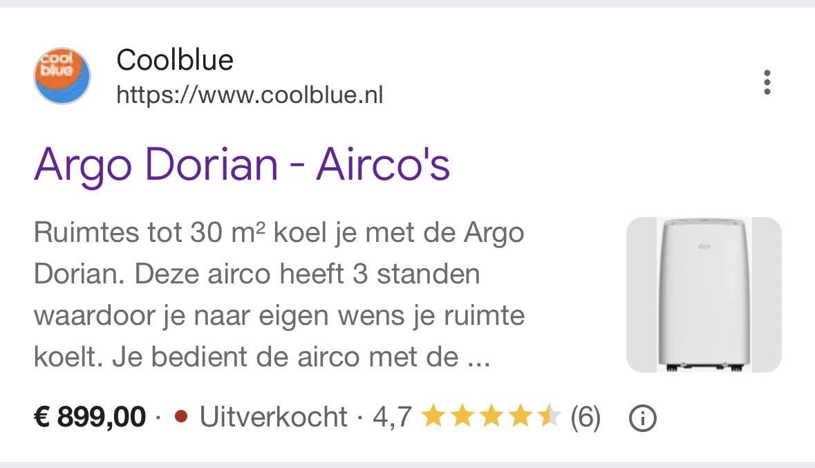 Argo Dorian airco
