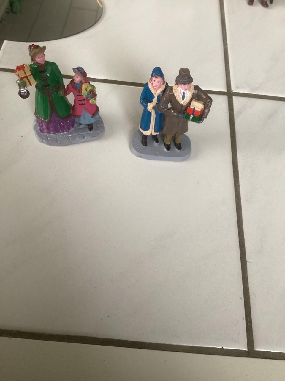 Meerdere Assecoires voor aankleding kerstdorp