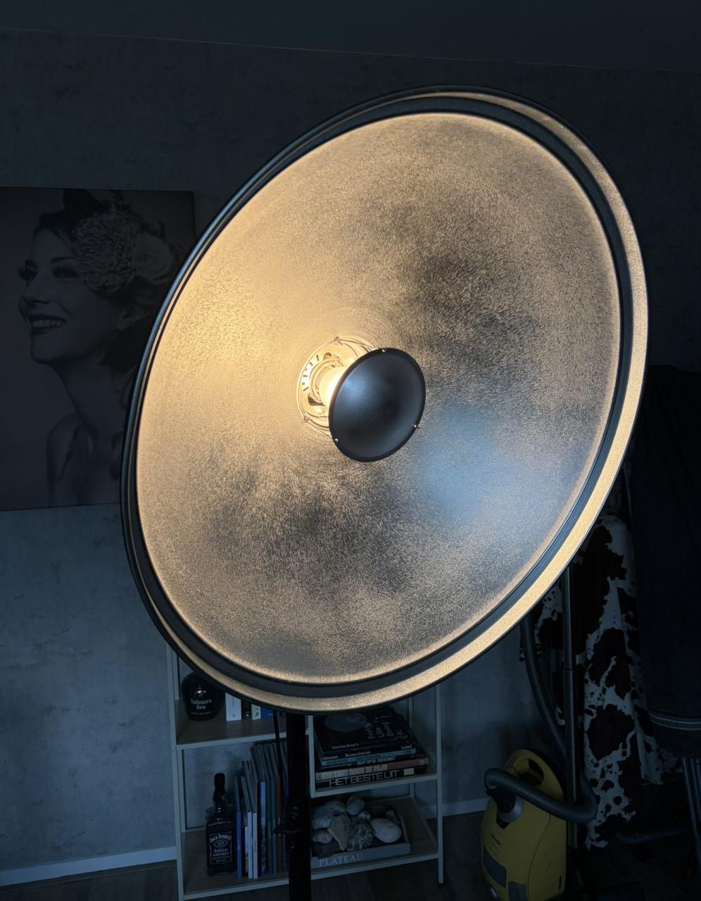 Studioflitser met Beauty Dish