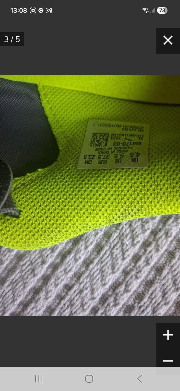 Voetbalschoenen maat 37.5