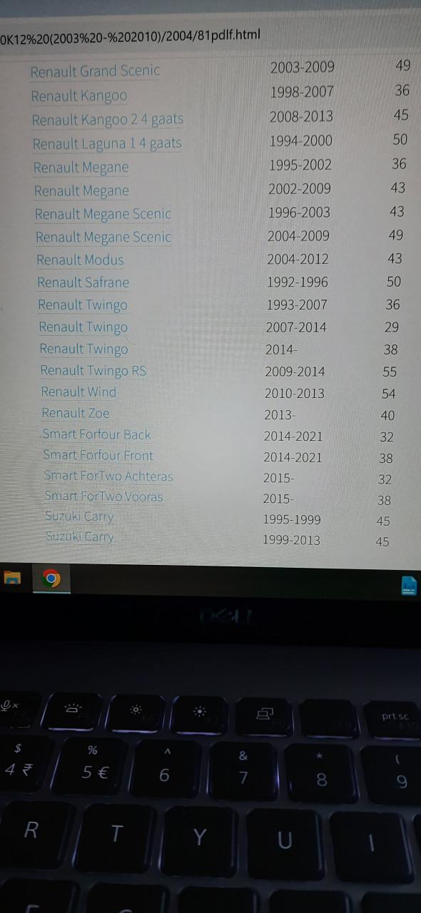 4x lm velgen steek 4x100 oa voorNissan renault,smart,dacia banden   6 mm