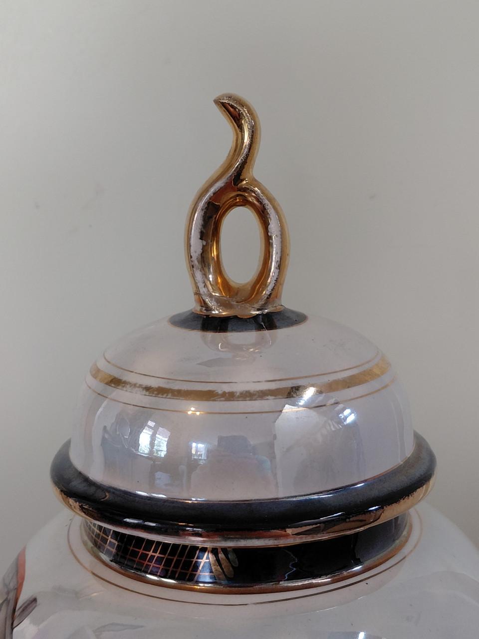 Dekselvaas Hubert Bequet