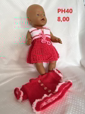 Baby born / babyborn set. Opbrengst KiKa. Poppenkleertjes.