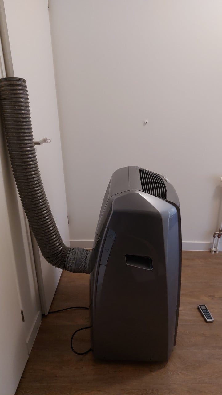 Mobiele Airconditioner Delonghi-met afstandsbediening-grote koelcapaciteit