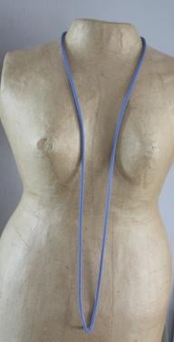 Metalen ketting blauw