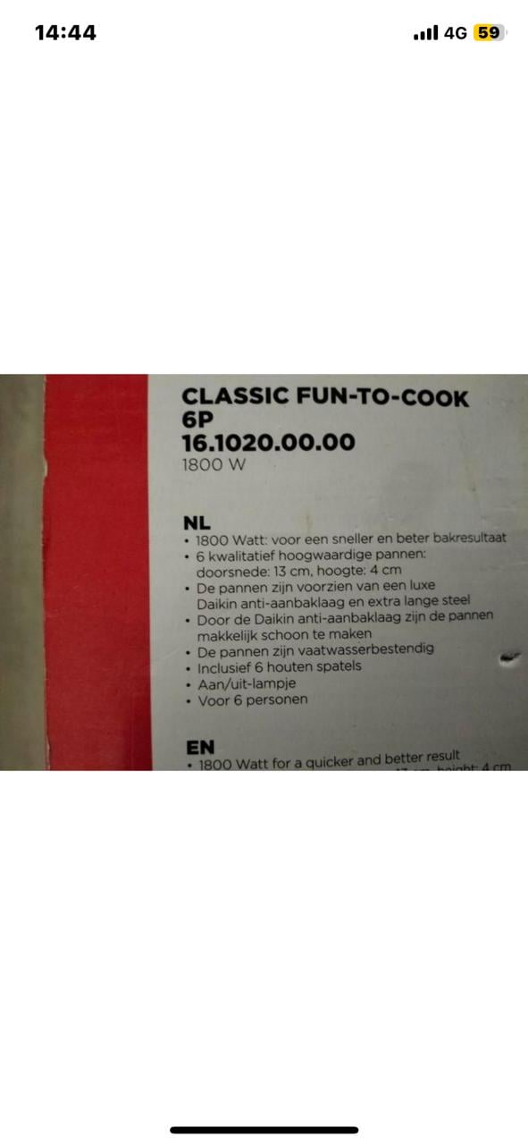 Zgan Bourgini Classic Fun to Cook voor 6 pers