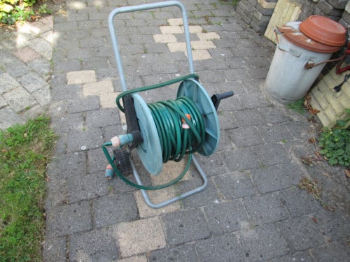 Tuinslang met wagen