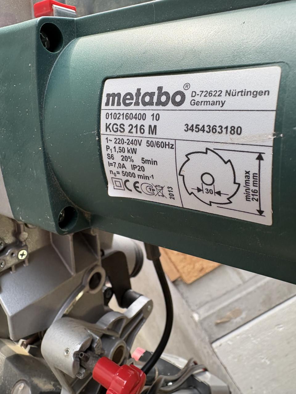 Afkort/verstekzaag GERESERVEERD