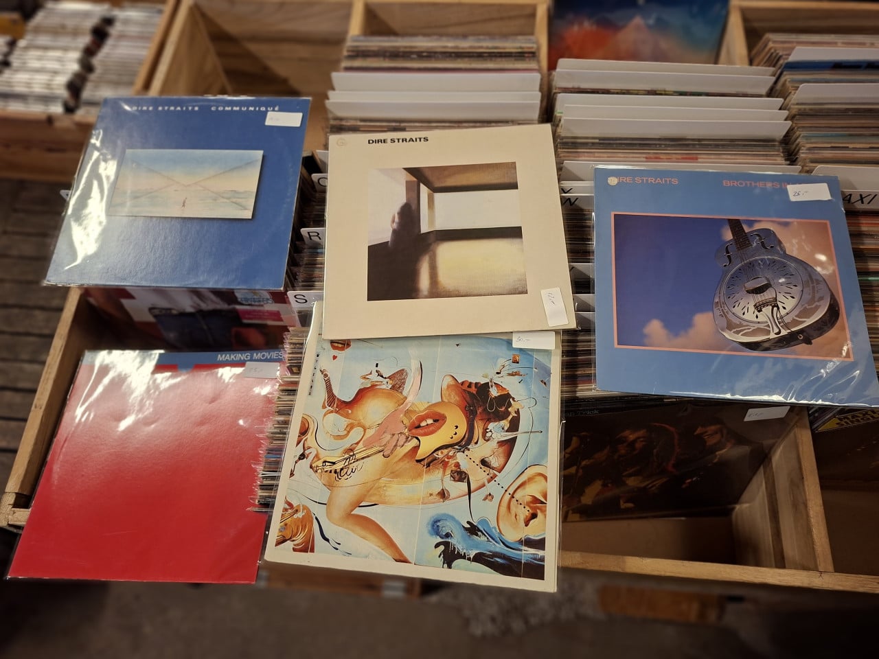 In en verkoop lps