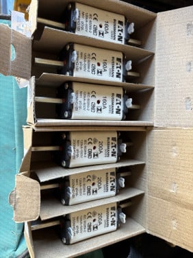 2x3 meszekeringen Eaton NH1 160A en 200A
