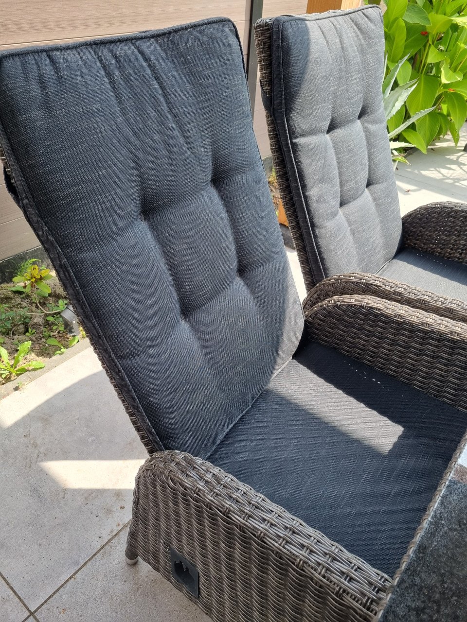 Tuinset tafel met 4 stoelen
