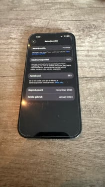 Iphone 15 zwart 128gb