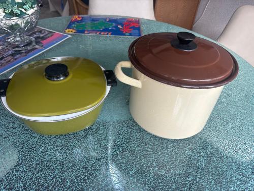 2 emaille vinted  pannen