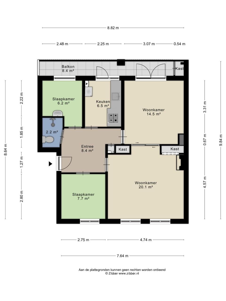 IN OPTIE te huur: Appartement Rouaansekaai 109 te Middelburg
