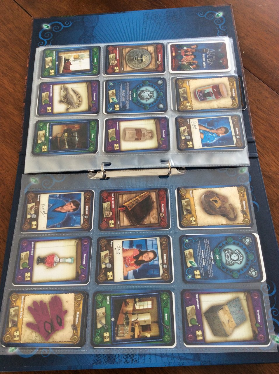 Verzameling: Het huis Anubis. Reality cards.  Compleet.