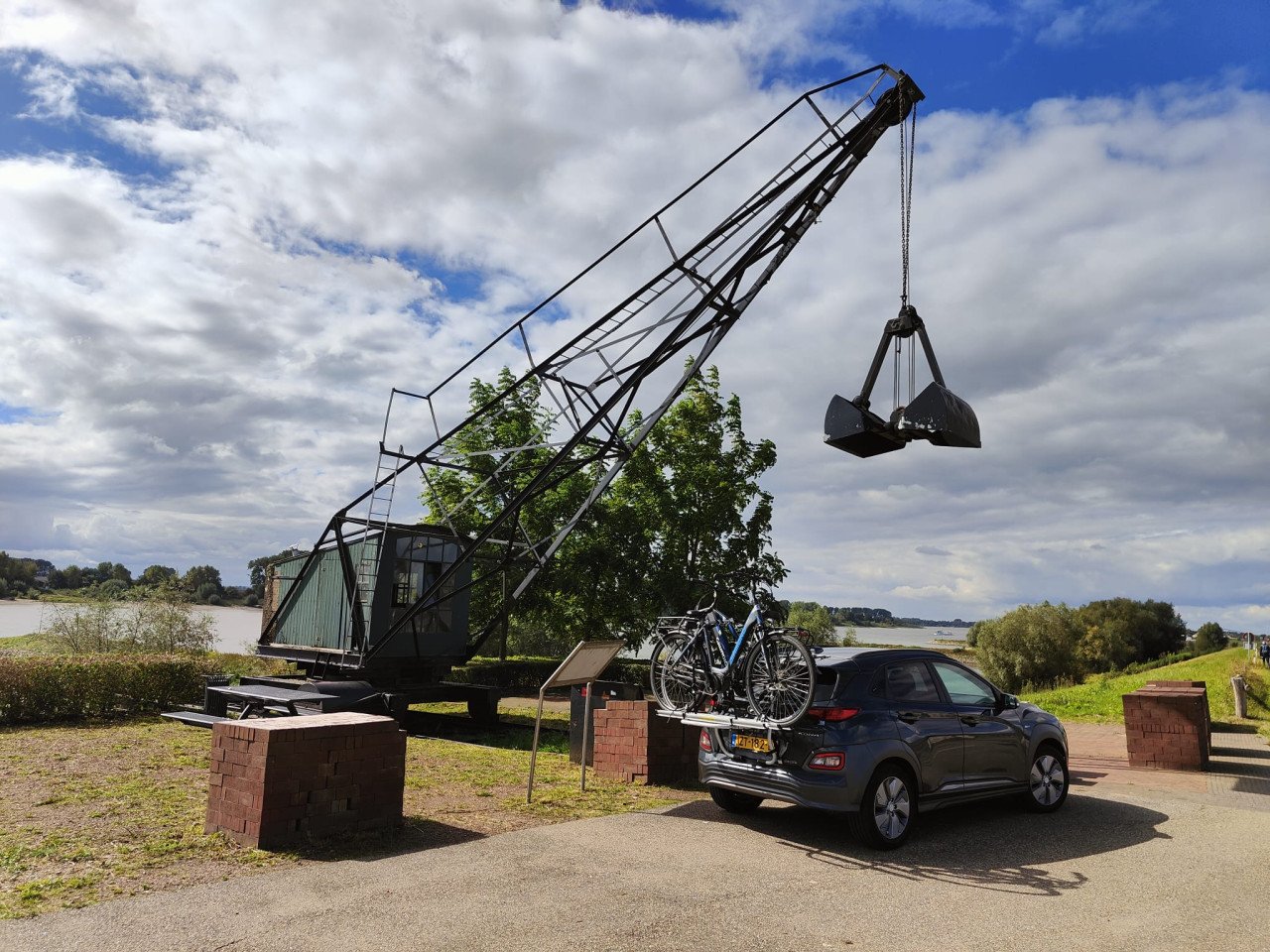 Fietsdrager voor op de achterklep Hyundai Kona