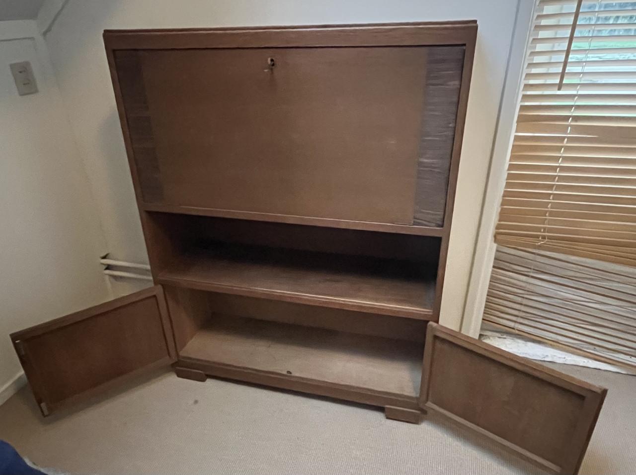 Jaren 50 bureau kast