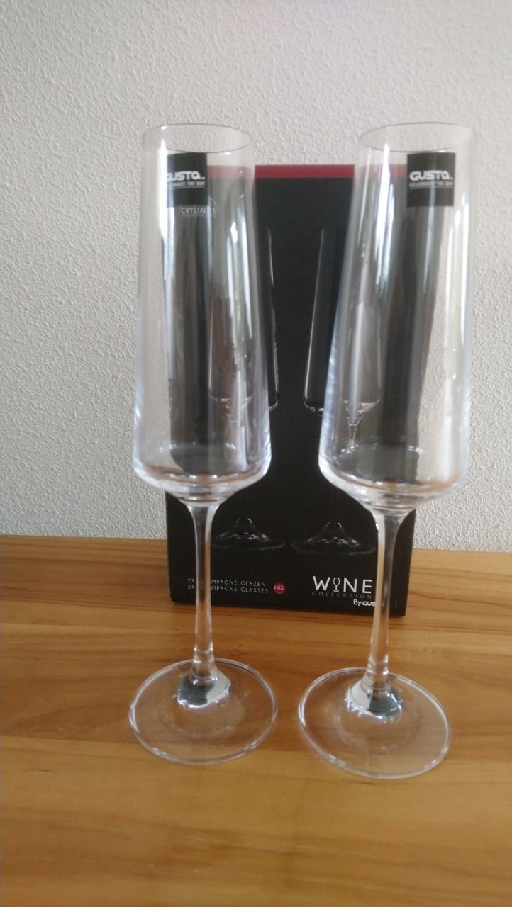 By Gusta set champagneglazen - NIEUW
