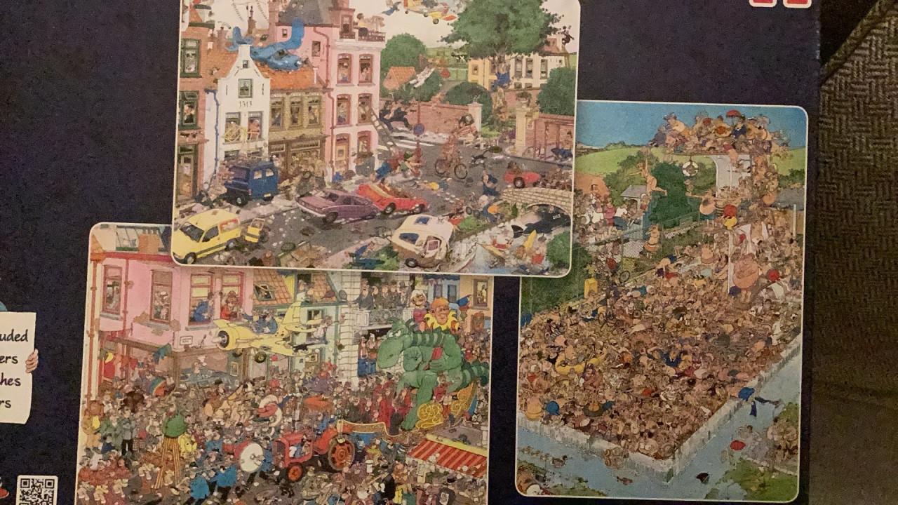Jan v Haasteren puzzels. 3x 1000