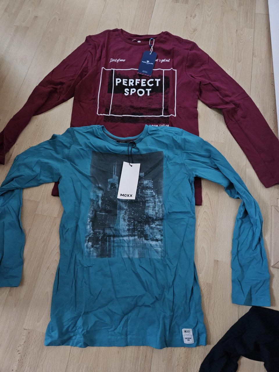 6 Longsleeves 158/164 NIEUW