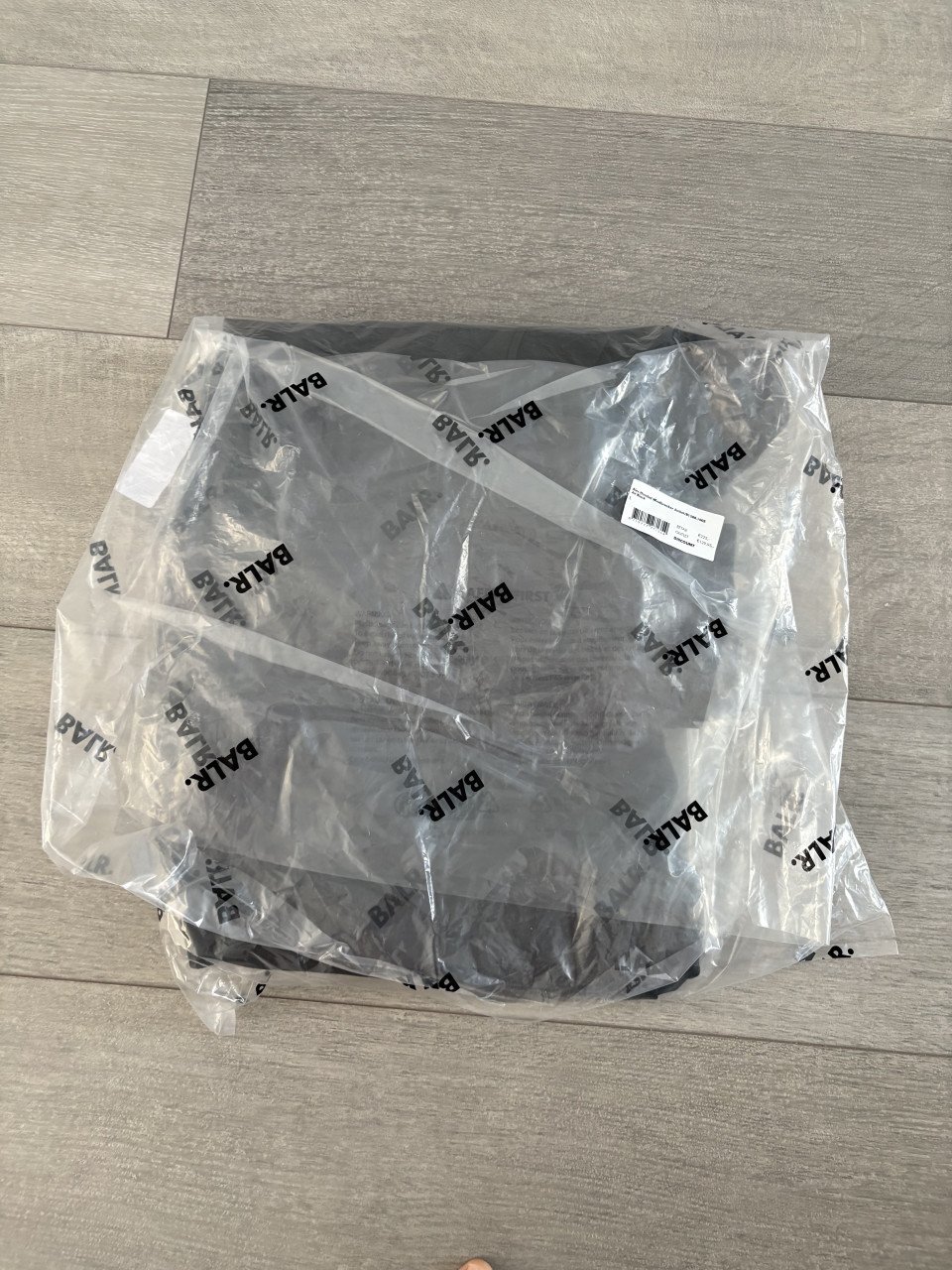 Balr jas Nieuw met prijskaartje.