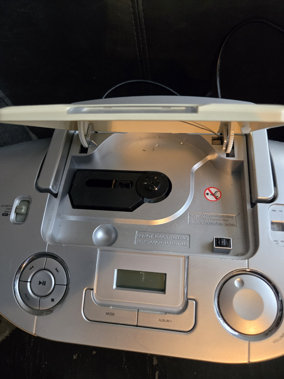 Philips AZ1133 CD-soundmachine Speelt CD/CD-R/CD-RW/MP3 af.