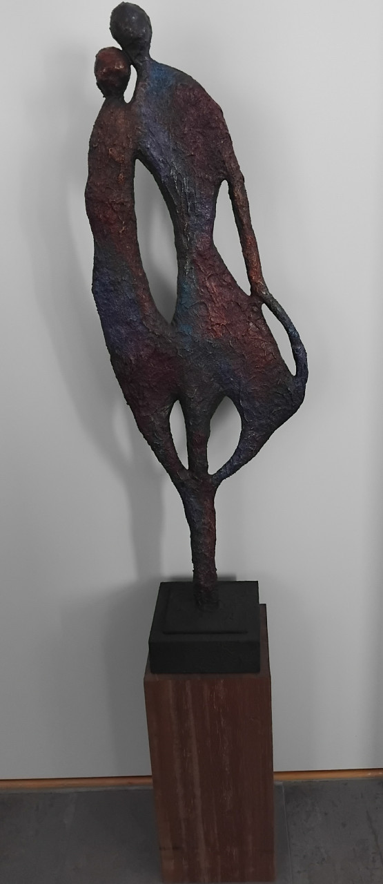 Jossy de Roode: beeld "abstract samen"