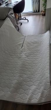 Split topper top matras 180 x 200 cm
