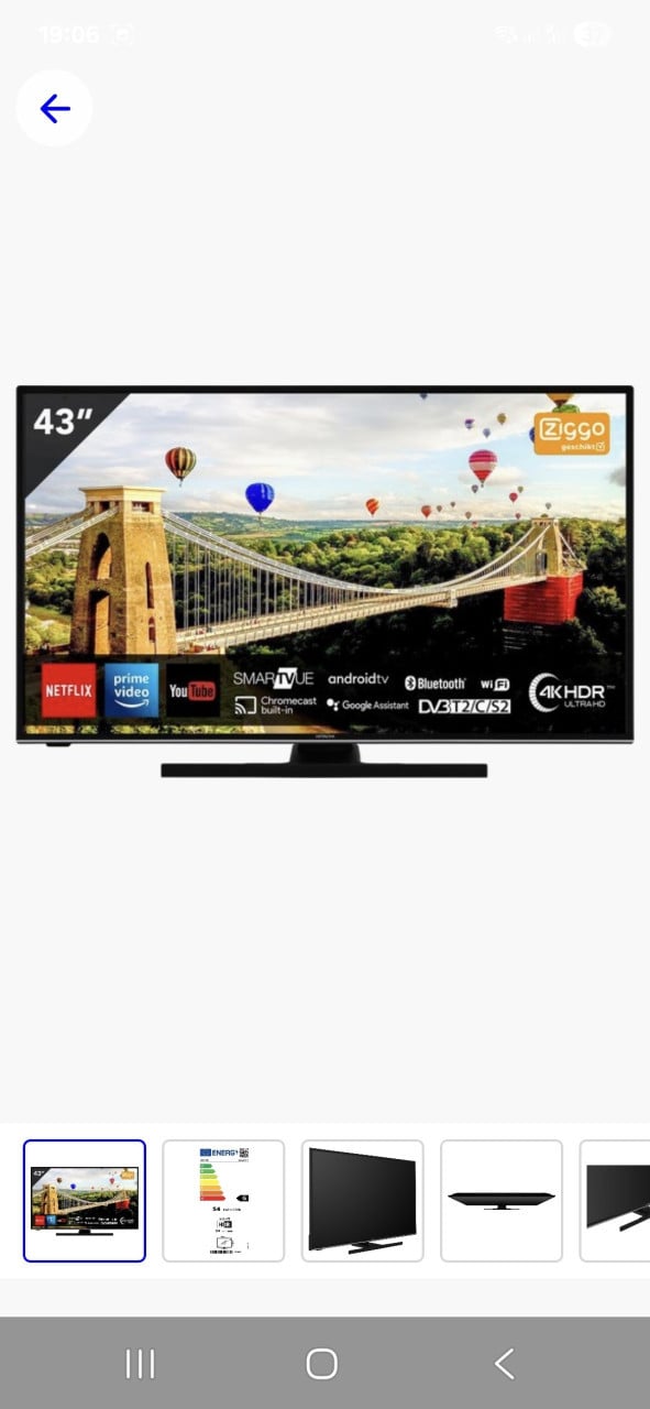 Hitachi Smart Tv 43"