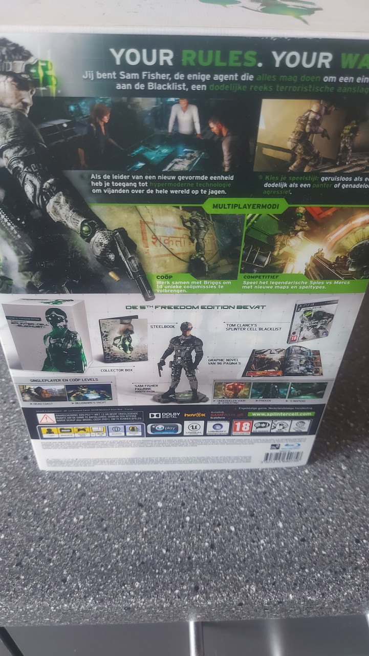 Sam fisher pvc figuur
