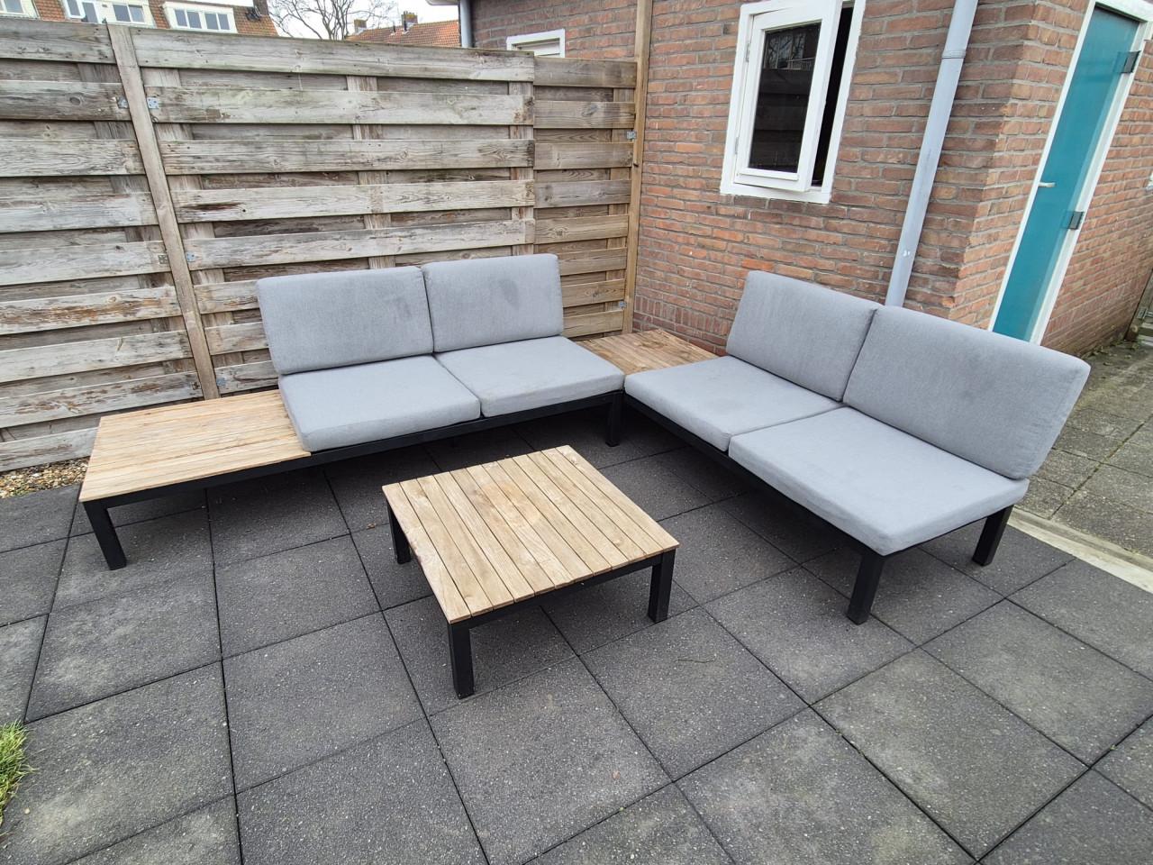 Aluminium Loungeset (Bezorging mogelijk)